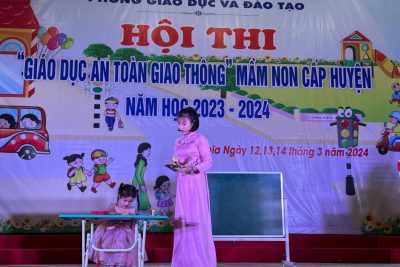Hội thi “An toàn giao thông bậc học mầm non” Huyện Tư Nghĩa- Trường Mầm Non Nghĩa Sơn