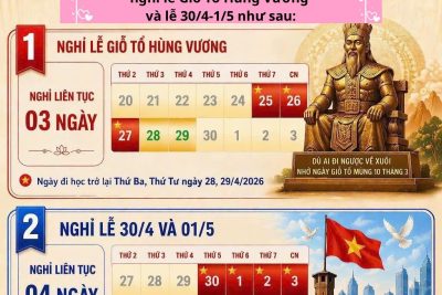 📢 THÔNG BÁO NGHỈ LỄ📢 Trường Mầm non Nghĩa Sơn